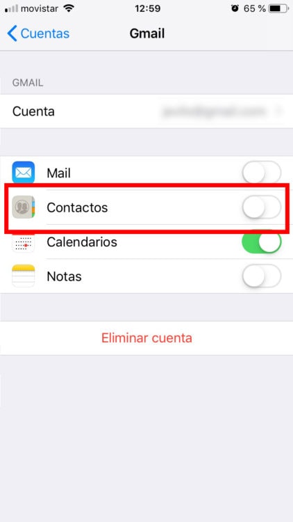 importar contactos iphone 3