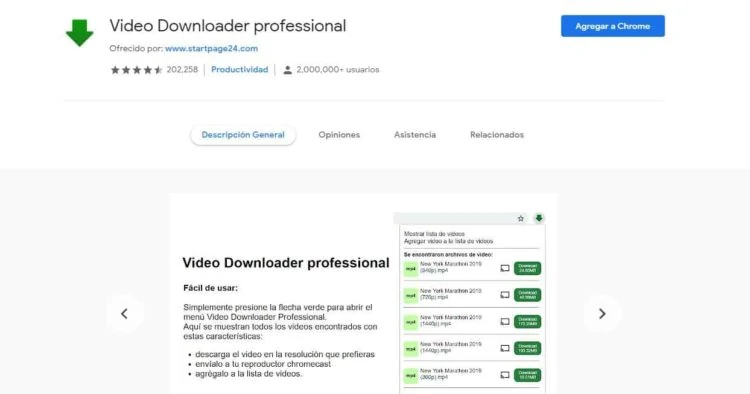 addon Video Downloader Pro