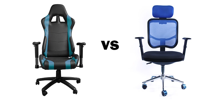 silla de oficina vs gamer