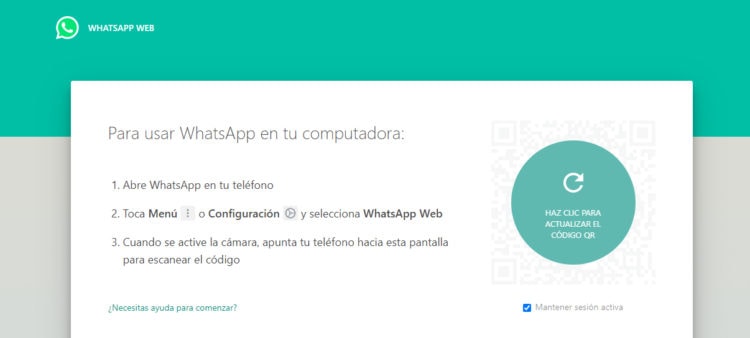 WhatsApp web